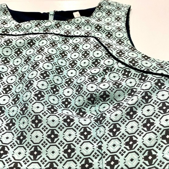 Club Monaco Mint Blue Sleeveless Dress Sz 0 Skater Fit Flare Summer Vacation - Picture 4 of 11